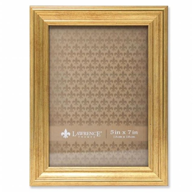 Lawrence Frames 536257 Sutter Burnished Picture Frame - Gold, 0.71 in.