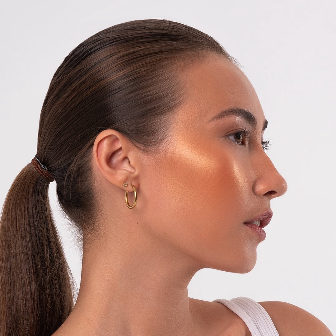 Phase Zero Makeup Powder Blusher - "Desert Storm" - 4g / 0.141 oz -Full Coverage, Natural Blush - Soft, Buildable Pink, Coral, Peach & Golden Hues - Gives Cheeks a Radiant Glow & Smooth Finish
