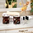 thumbnail image 4 of Yayeee 2 Pack Qtip Holder Bathroom Cotton Swab Canister with Lid Clear Dispenser Set, Red Flowers Pattern, 4 of 6