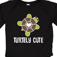 thumbnail image 4 of Inktastic Turtley Cute Girl Turtle Girls Long Sleeve Baby Bodysuit, 4 of 5