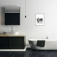 thumbnail image 5 of Stupell Industries Bear Playing In Bath Wildlife Animals & Insects Painting Gray Framed Art Print Wall Art, 5 of 5