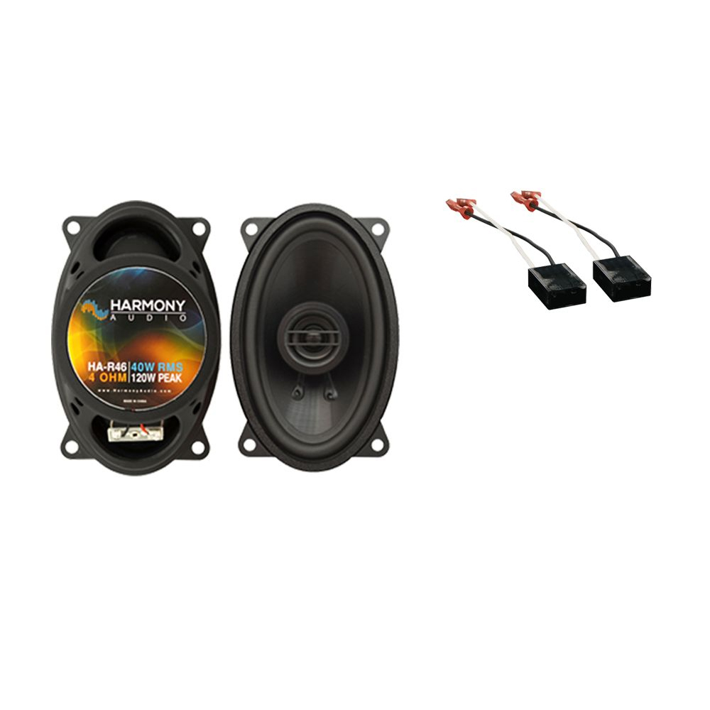 Harmony Audio HA-R35 3.5" Front Dash Speakers - Compatible With 1973-1987 GMC S-15 C/K Pickup, 90W