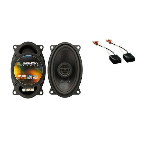 Fits Chevy Caprice 1985-1990 Front Dash Replacement Harmony HA-R46 Speakers