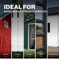 thumbnail image 4 of Evolve Barn & Fence Latext Paint, High Durability and Scratch-Resistant Wood Paint, White, 1 Gallon, 4 of 10