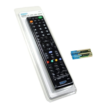 HQRP Remote Control for Sony KDL-40VL130, KDL-40VL160, KDL-40W3000, KDL-40W4100, KDL-40W5100, KDL-40W580B LCD LED HD TV Smart 1080p 3D Ultra 4K Bravia + HQRP