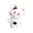 B, variant on Adorable 3D Resin Cow Figurine and Keychain Charm, Mini Animal Statue for Phone Case Decoration, Desktop Decorations for Home, Valentines Day Gifts for Her, A
