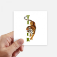 thumbnail image 1 of Cat Tiger Descends Mountain Ferocious Sticker Square Waterproof Stickers Wallpaper Car Decal, 1 of 1