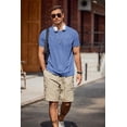 thumbnail image 4 of COOFANDY Black T Shirts for Men Summer Basic Short Sleeve Tees Crewneck Plain Casual T Shirts, 4 of 6