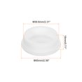 thumbnail image 2 of 1 Pcs High Temp Silicone Plug Mount Dia 58.6mm/2.31 Inch t Shaped Rubber Stopper, 2 of 7