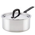 thumbnail image 1 of KitchenAid Casserole en Acier Inoxydable Poli à 5 Plis avec Couvercle, 3 Pintes, 1 of 15