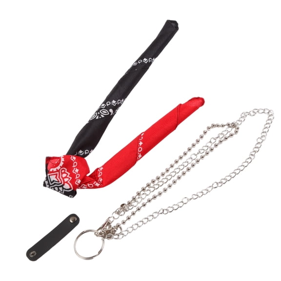 Yokua Bandanas Kerchief Pants Chain Women Mens Trousers Keychain Hiphop Waist Chain