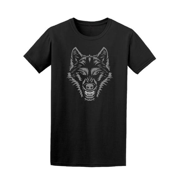 Ferocious Wolf Tee. Men's -Image by Shutterstock