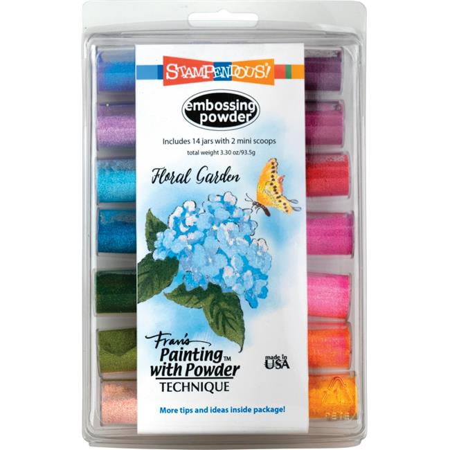 GEMSTONE PEARLUSTER EMBOSSING Kit Collection Embossing Powders Stampendous NEW 