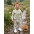 thumbnail image 6 of RUINIXCW Boy Fall Waffled Outfits Stripe Long Sleeve Sweatshirts Joggers Pants, 6 of 8