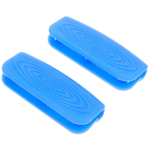 Anti-scald Silicone Grips Kitchen Organizer Frying Pan Pans Pot Holders Blue
