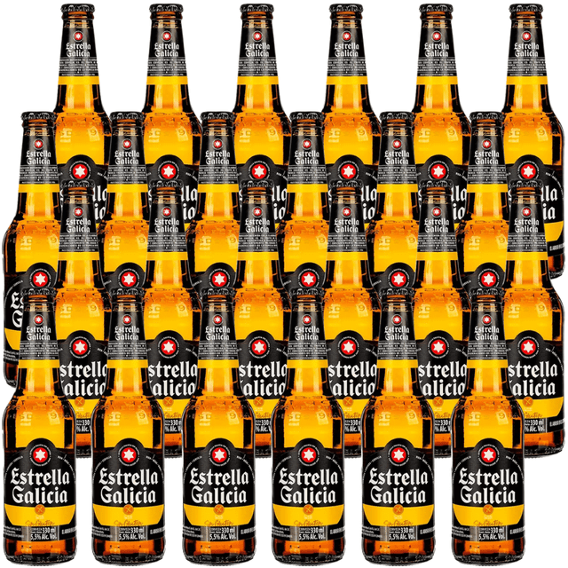 Pack de 24 Cerveza Estrella Galicia Sin Gluten 330ml