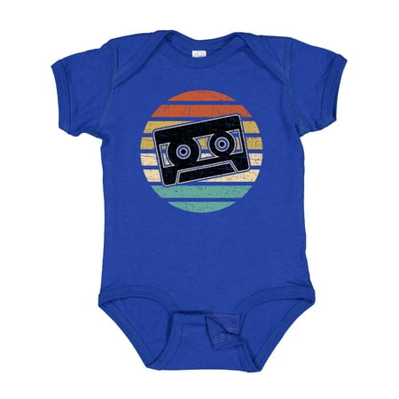 

Inktastic Vintage Cassette Tape Silhouette Gift Baby Boy or Baby Girl Bodysuit