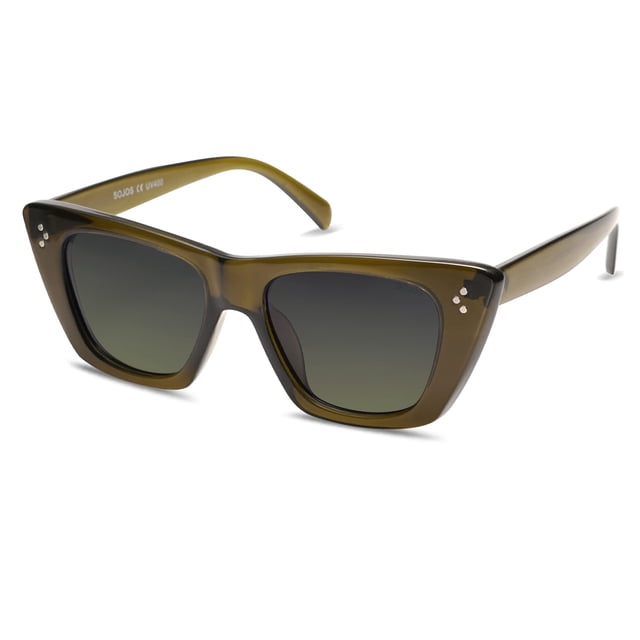 Gafas de Sol SOJOS Retro Ojo de Gato SJ2199 Polarizadas UV400 para Mujer