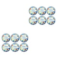 thumbnail image 3 of Maytalsory 6pcs Birthday Party Disposable Tableware Paper Plate Colored Dessert Plate Adult Children Birthday Party Baby Shower Decoration balloon 2Set, 3 of 6