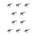 thumbnail image 1 of Guardurnaity Broches Dibujos animados Animales Tortuga Caballo Estampado Joyería Estilo retro Esmalte divertido de solapa DIY Craft Clip Bag M4 10piezas Guardurnaity CBP277658, 1 of 5