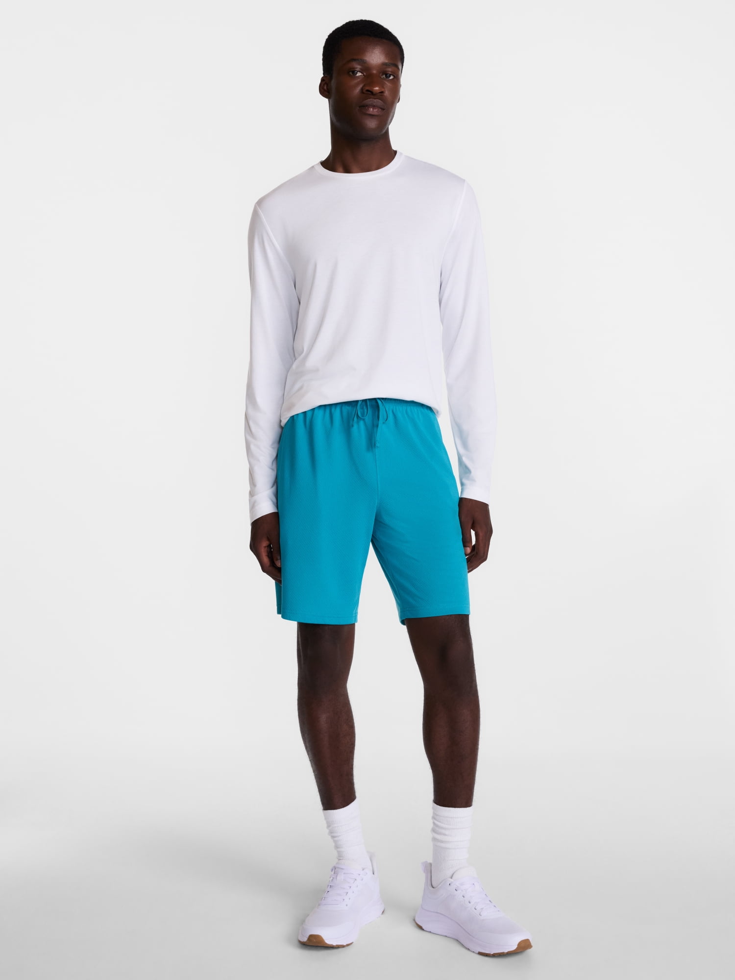 Athletic Works Men's and Big Men's Active Mesh Shorts, 9" Inseam, Sizes XS-5XB
