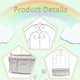 thumbnail image 6 of Rustic Hanging Flower Pot Window Style Wall Planter Iron Material for Garden Balcony Outdoor Use, 6 of 9