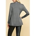 thumbnail image 3 of Made by Johnny Women's Lightweight Open Front Cardigans Long Sleeve Casual Soft Drape Fall Cardigan XXL HDG, 3 of 5