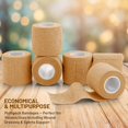 thumbnail image 2 of MEDca Self Adherent Cohesive Wrap Bandages 2 Inches X 5 Yards 6 Count (Skin Color), 2 of 9