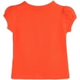 thumbnail image 2 of Lilax Camiseta Básica De Manga Corta Con Cuello Redondo Para Bebé Niña 12-18 Meses Naranja, 2 of 5