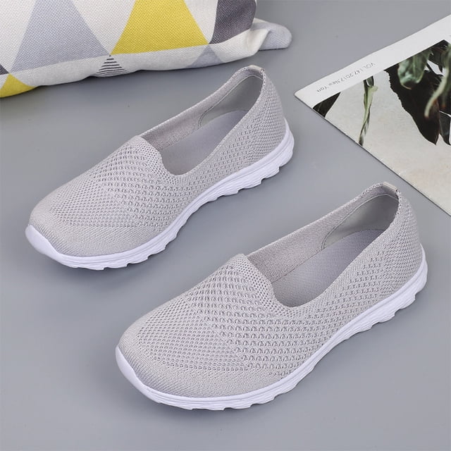 Zapatos Entrenamiento Informales A La Mocasines Cómodos para Mujer Malla Transpirable Antideslizante