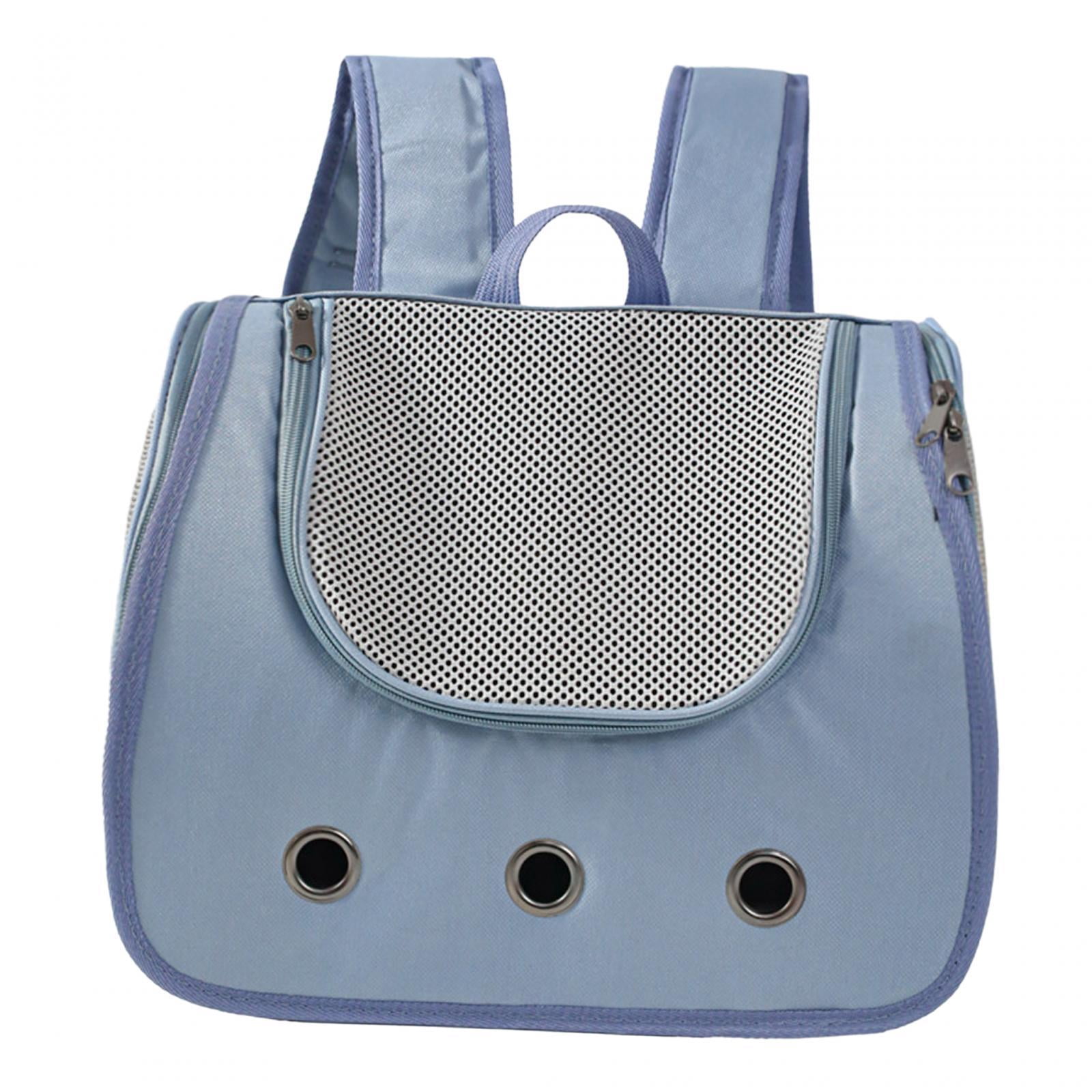 oshhnii Cat Backpack Carrier Comfortable Ventilation Portable Breathable Dog Cat Carrier Blue