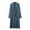 a-Navy29284, variant on VNKIDY Men's Pajama Soft Solid Color Nightrobe With Contrast Trim Long Sleeve Button Down Full Length Robe With Belt Design Front Pockets Casual Homewear