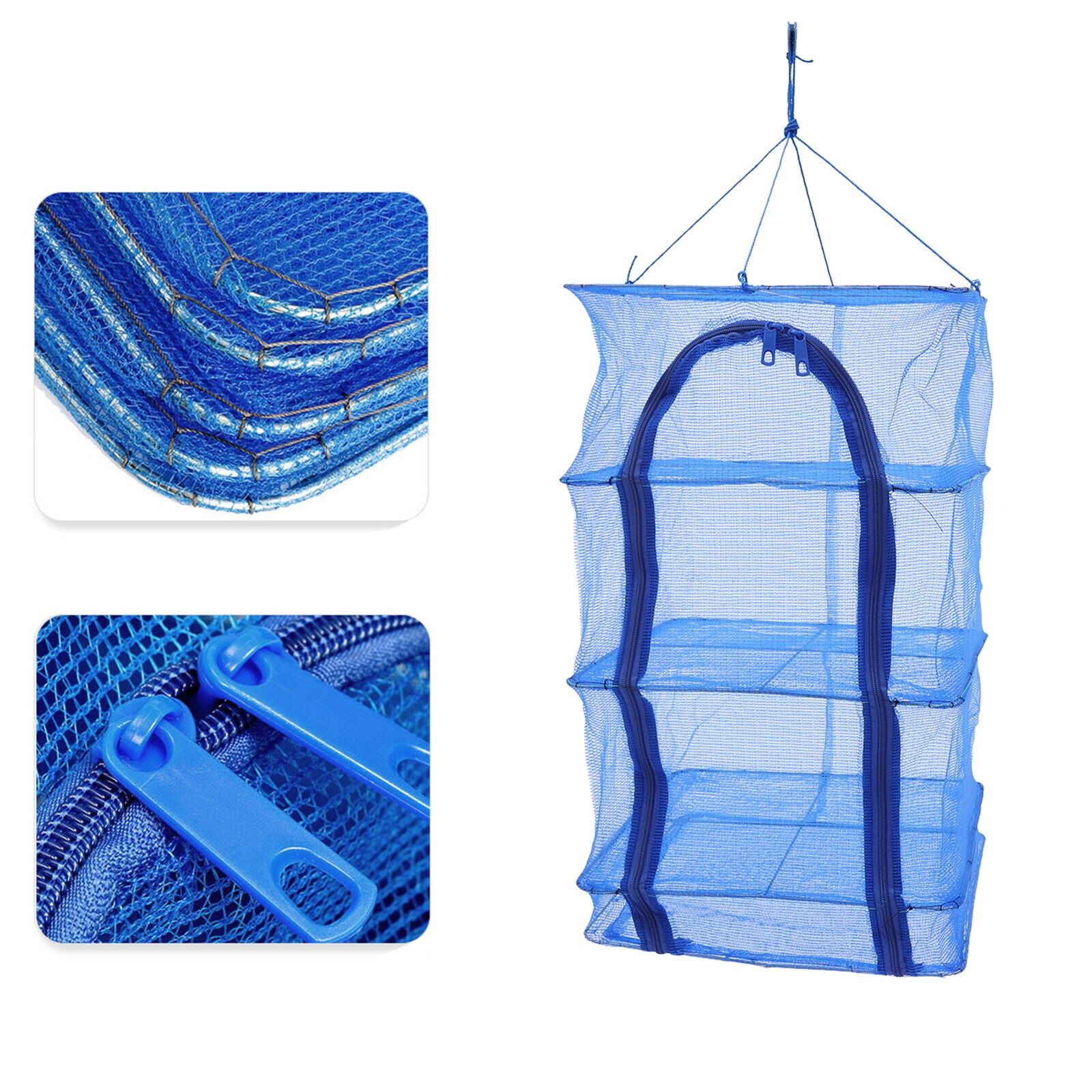 4Layer Herb Drying Rack Hanging Herb Mesh Rack Foldable Drying Net
