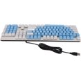 thumbnail image 3 of HUGFEGWE CFTIGIW 104 Key Mechanical Keyboard Blue Switch RGB USB Wearproof Scratch Gaming Keyboard White Gray Mechanical Gaming KeyboardMechanical KeyboardBlue Switch Mechanical Gaming U2536-26935, 3 of 9