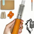 thumbnail image 1 of Electric Felting Needle Machine, Wool Felting Tool, 1-7 Needles Speed Adjustable, Easy to Change Needle for DIY Wool Painting (Orange), 1 of 6