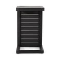 thumbnail image 4 of GZXS Outdoor C-Shaped Side Table, Rust-Resistant Aluminum End Table for Patio, Deck, or Garden Seating Area (Black), 4 of 10