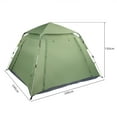 thumbnail image 2 of Tenozek Easy Automatic Pop-Up Camping Tents for 2/3/4 Person, Instant Quick Setup Lightweight Family Tent  for Beach Camping Hiking Mountaineering, Green, 2 of 6