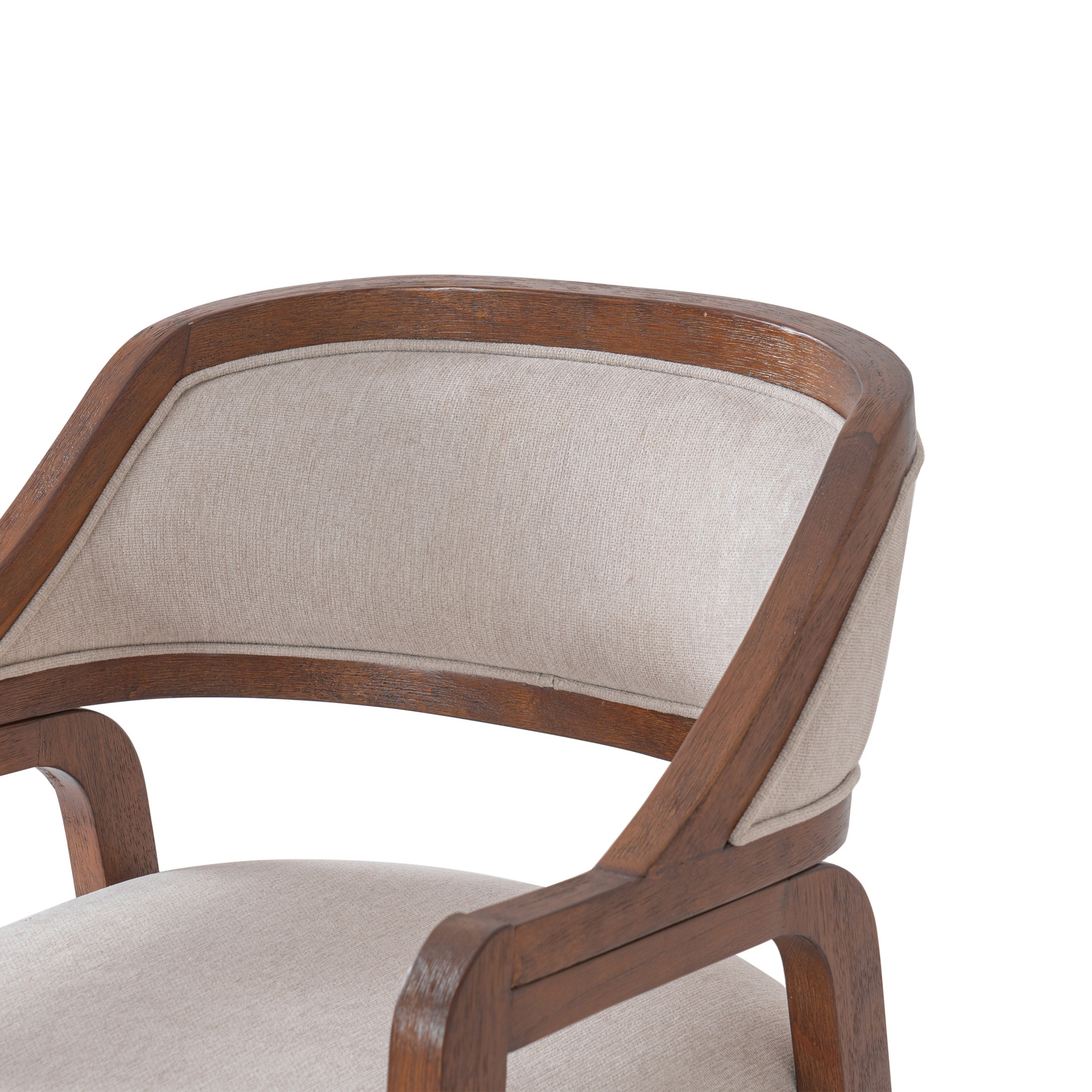 Christopher Knight Home Modern Upholstered Counter Stools, Rubberwood Frame, Walnut, Set of 2