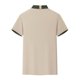 thumbnail image 4 of Blusa y camisa de manga corta con cuello vuelto para hombre, color liso, informal, con bolsillos y botones, blusa de manga corta con cuello vuelto, blusa de poliéster para hombre, 4 of 5