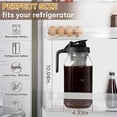 thumbnail image 2 of 64oz cold brew coffee maker, 2 quart wide mouth with extra fine stainless steel filter (black)., 2 of 5