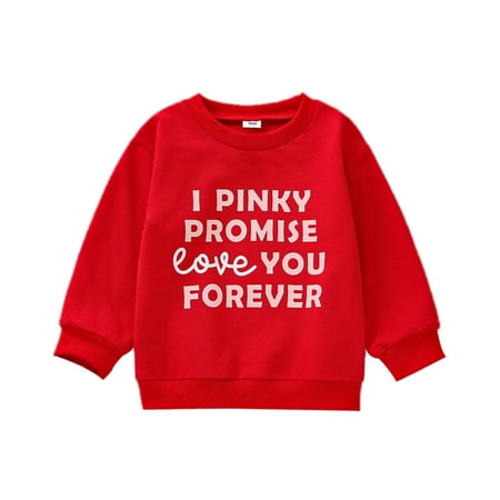 

Baby Girl Boy Christmas Crewneck Sweatshirts Outfits Letter Clothes Pullover T-shirt Streetwear