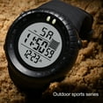 thumbnail image 3 of Reloj Digital Multifunción ANGGREK Reloj Deportivo Digital Acero Inoxidable Negro Resistente Al Agua, 3 of 7