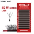 thumbnail image 1 of DEERCAND cilios 8d Extensión De Pestañas En Forma De W Con Dos Puntas 4d Prefabricado Ventilador Producto De Maquillaje De Visón Postizas, 1 of 3