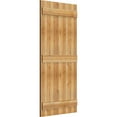 thumbnail image 2 of 26 7/8"W X 57"H Timbercraft Five 5 3/8" Boards Joined Board-N-Batten Shutters, Rough Sawn Western Red Cedar (Per Pair), 2 of 13