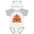 thumbnail image 3 of Inktastic Thanksgiving Cute Football Turkey Boys or Girls Baby Bodysuit, 3 of 5