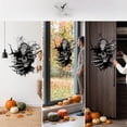 thumbnail image 5 of Halloween Skull Wall Stickers, 45 CM PVC Decals, Self-Adhesive Spooky Decor for Living Room Bedroom, 5 of 7