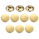 thumbnail image 1 of Uxcell 10 piezas de botones de metal antiguos de 25 mm, botones de costura redondos de metal dorado, 1 of 7