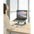 thumbnail image 4 of Nulaxy Laptop Stand, Ergonomic Aluminum Laptop Computer Stand, Detachable Laptop Riser Notebook Holder Stand Compatible with MacBook Air Pro, Dell XPS, HP, Lenovo More 10-15.6â Laptops, 4 of 7