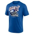 thumbnail image 2 of Men's Fanatics  Heather Royal New York Giants Tri-Blend Helmet End Around T-Shirt, 2 of 3