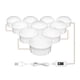 thumbnail image 1 of Luz De Espejo De Maquillaje De Vanidad, Lámpara De Espejo De Baño Inteligente 10 Bombillas Led Regulables Noticed HA014219-00, 1 of 7
